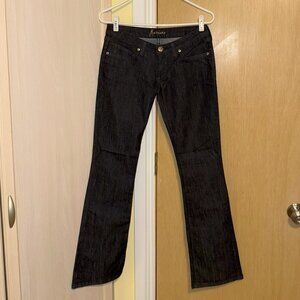 Chic Marciano Dark Wash Low Rise Flare Jeans